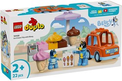 LEGO DUPLO Bluey - Eis essen mit Bluey Bauset für Kleinkinder