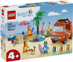 LEGO Bluey Strand Auto Spielset - kreativer Bauspaß für Kinder