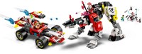 LEGO DREAMZzz 71497 Coopers Tijgermecha en Zero's Hot Rod Auto-3
