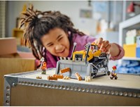 LEGO City Baustellenfahrzeug Gelber Bulldozer - 60466 Spielset-3