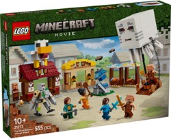LEGO Minecraft Bauset Ghast-Ballon Angriff auf das Dorf - 555 Steine