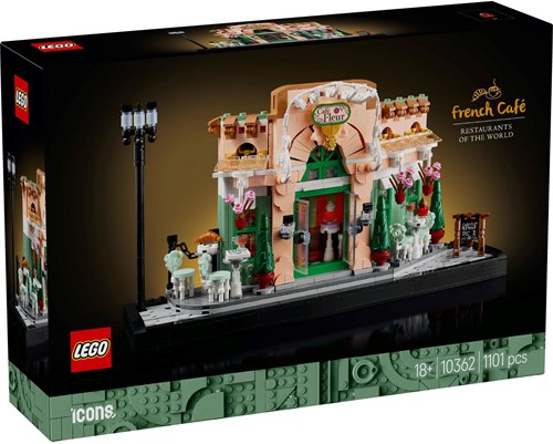 LEGO Icons Französisches Café Bauset - Pariser Dekoration - 10362