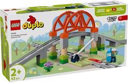 LEGO DUPLO Eisenbahnbrücke und Schienen - Erweiterungsset 10426 Spielzeug