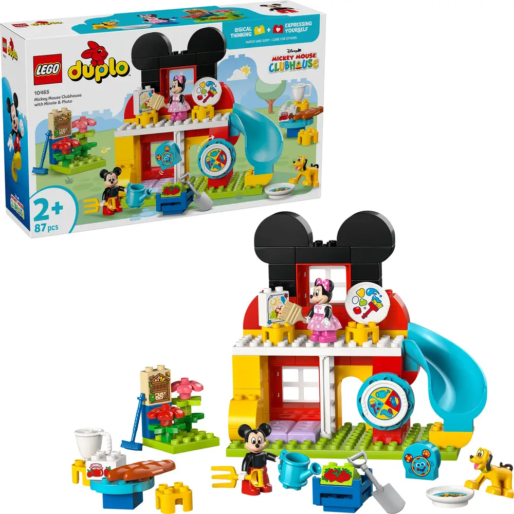 LEGO DUPLO Disney Mickey Mouse Clubhaus Bauset mit Minnie und Pluto