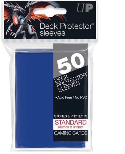 Ultra Pro Spielkartenschutzhüllen Standard Blau 50 Stück - Kartenschutz-3