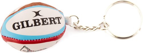 Gilbert Rugbyball Schlüsselanhänger Harlequins - Rugby Fanartikel Accessoire-2
