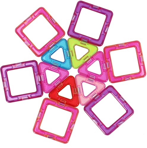 Science magnetische Bausteine Spielzeug Set 20 Stück 6,5 cm Lernspielzeug-3