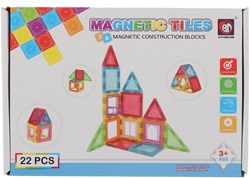 Science magnetische Bausteine 22-teilig buntes Konstruktionsspielzeug