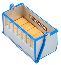 Britains Spielzeug Traktor Zubehör Link Box 1:32 Maßstab blau