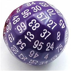 Foam Brain Games Würfel 45mm D100 lila Lernspielzeug