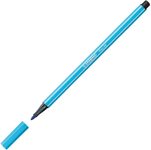 STABILO Premium Filzstift Azurblau - Kreativer Malstift-2