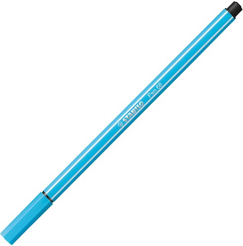 STABILO Premium Filzstift Azurblau - Kreativer Malstift