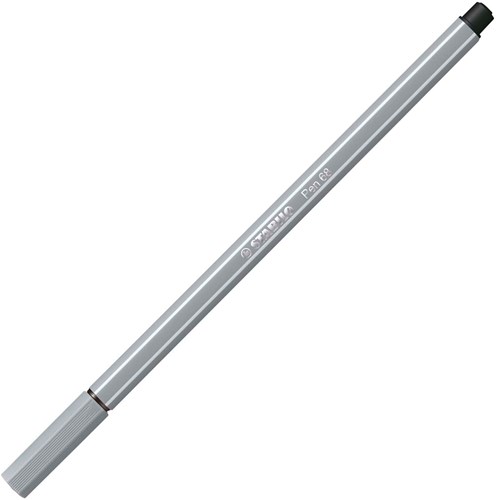 Stabilo Filzstift Pen 68 Premium Mittel Kaltgrau Marker-2