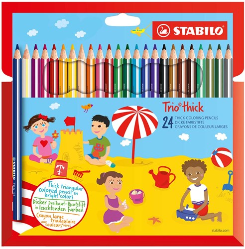 Stabilo 24 Stabilo Trio Dik Buntstifte 203/24-2