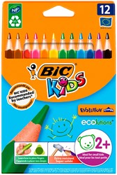 BIC Buntstifte ECOlutions Evolution Triangle - 12 Stück - Dreikantform