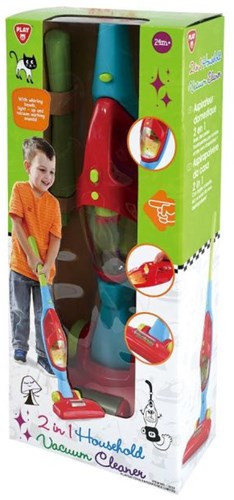 Playgo Spielzeug Staubsauger 2-in-1 Handstaubsauger mit Licht und Sound-2