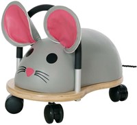 Wheelybug Laufauto Maus Klein - Holz Rutschfahrzeug für Kleinkinder