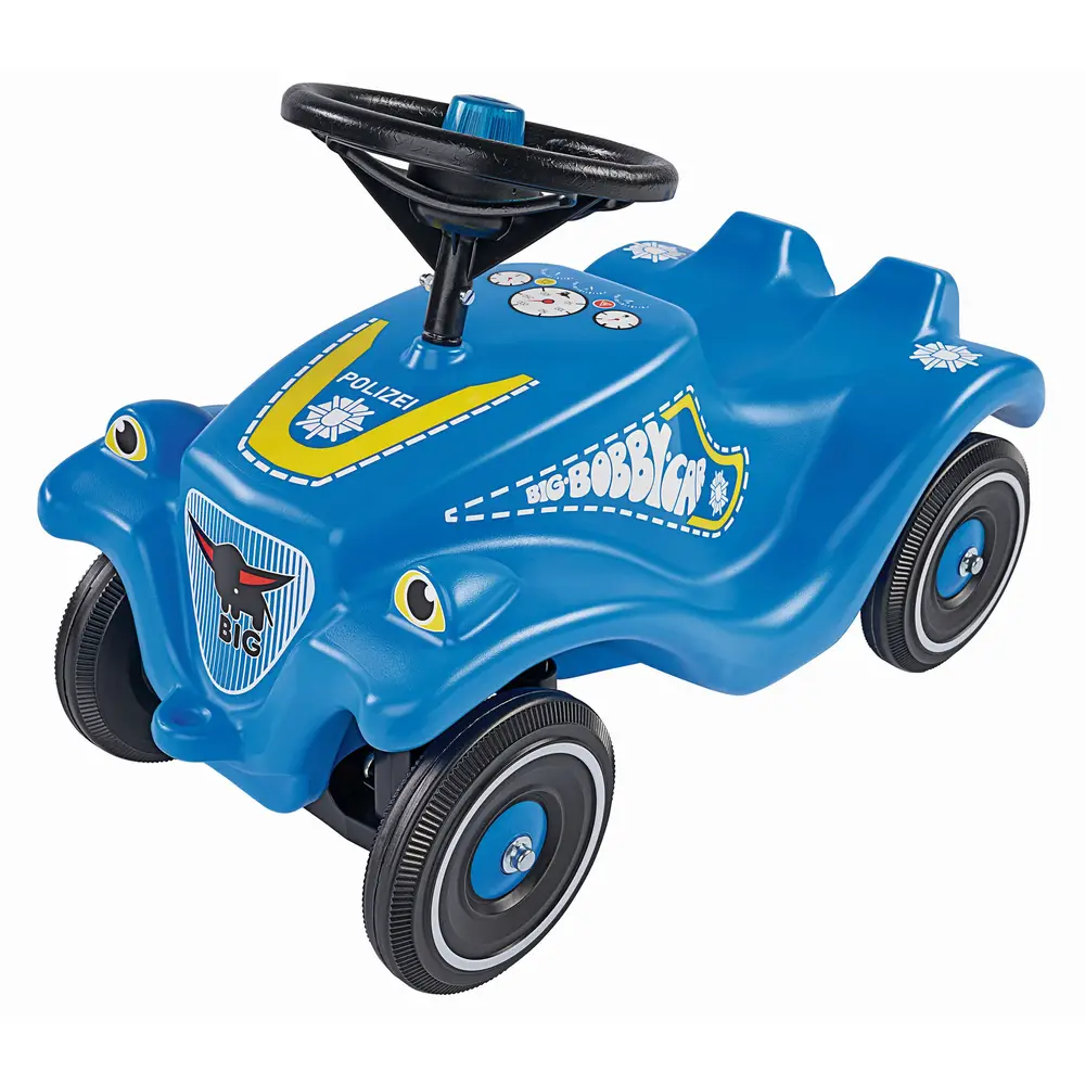 BIG Bobby Car Classic Polizei Kinderauto mit Sirene und Blaulicht