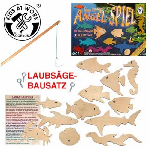 Kids at Work Angelspiel DIY Spielzeug für Kinder Fischen