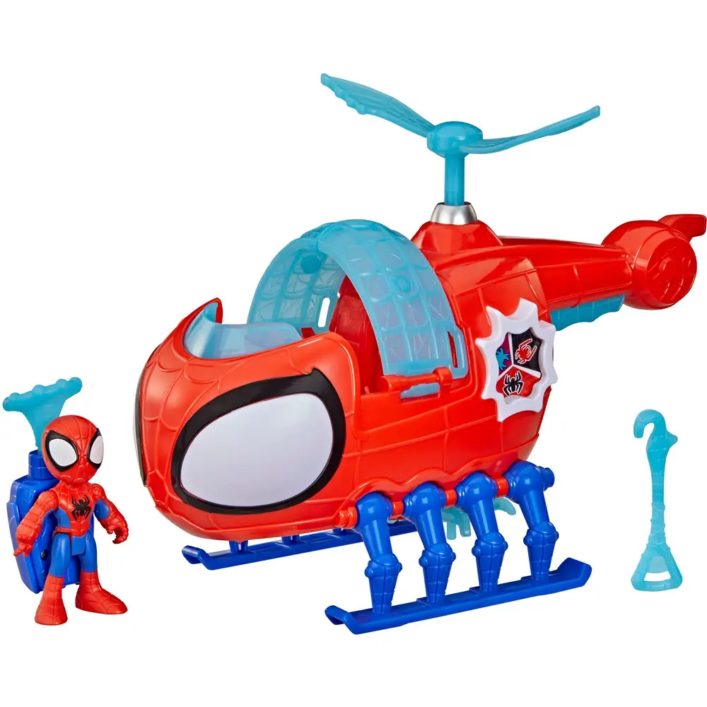 Hasbro Spielzeug Spidey Hubschrauber mit Actionfigur und Zubehör
