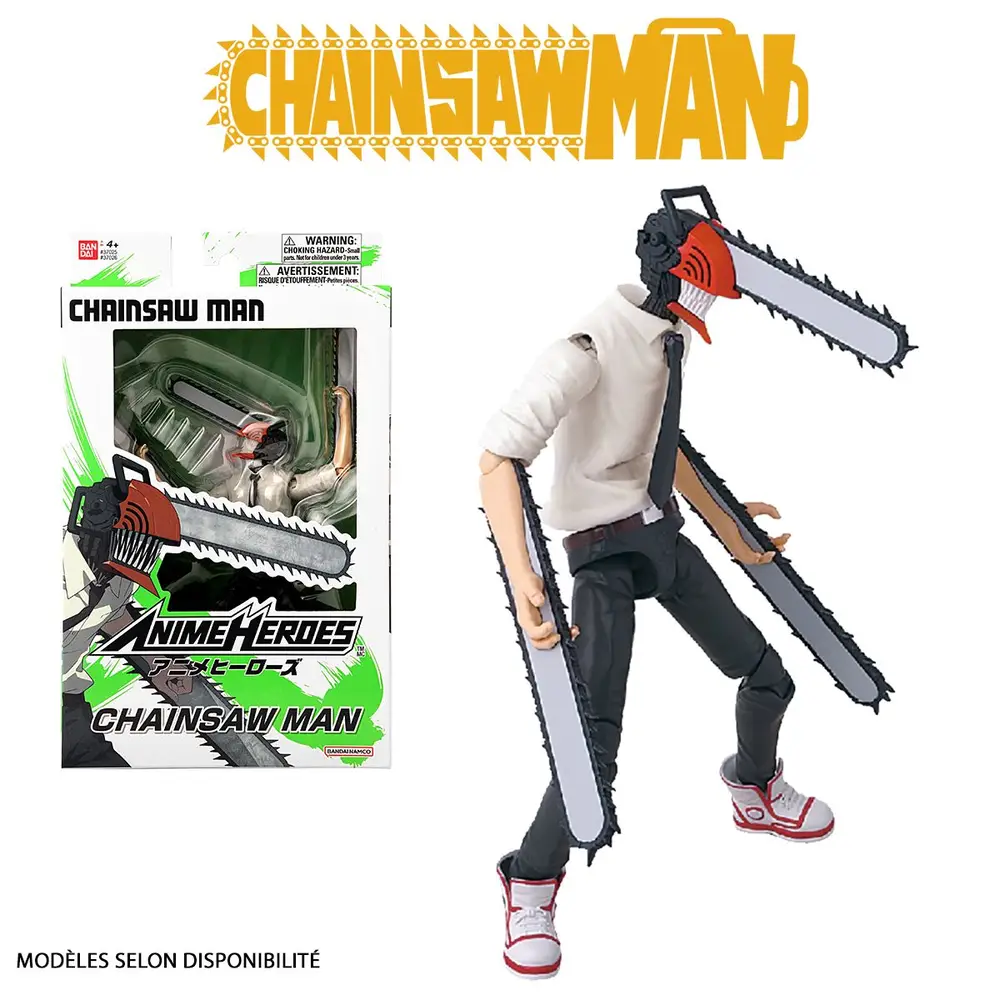 Bandai Actionfigur Chainsaw Man Anime Heroes 17 cm Spielzeug