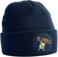 Mütze De Gorgels blau mit Logo - warme Wintermütze für Kinder