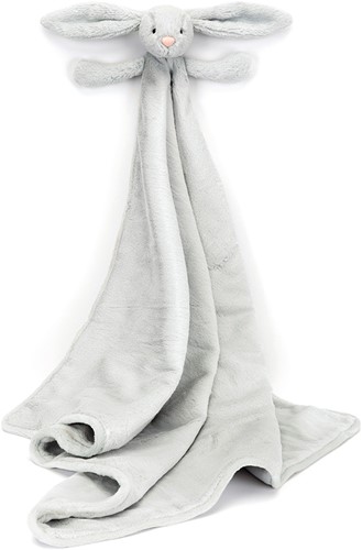 Jellycat Kuscheldecke Bashful Silver Hase 