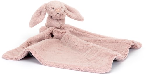Jellycat Schnuffeltuch Bashful Luxe Hase Rosa 