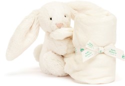 Jellycat Schnuffeltuch Bashful Cream Kaninchen