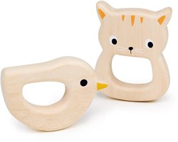 MENTARI Beißring für Vögel und Katzen