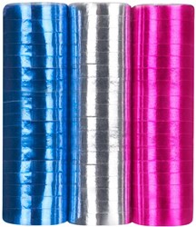 Boland - Luftschlangen Disco mehrfarbig - Partydekoration Glitter Glamour