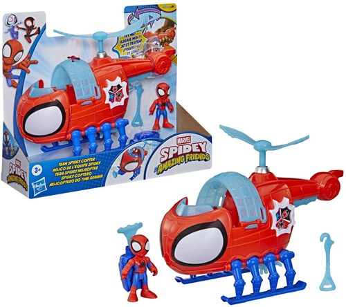Hasbro Spielzeug Spidey Hubschrauber mit Actionfigur und Zubehör-3
