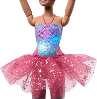 Barbie Ballerina Puppe mit Lichtern - Dreamtopia rosa Kleid-3