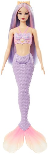 Barbie Meerjungfrau Puppe lila Schwanz Fantasie Spielzeug-2