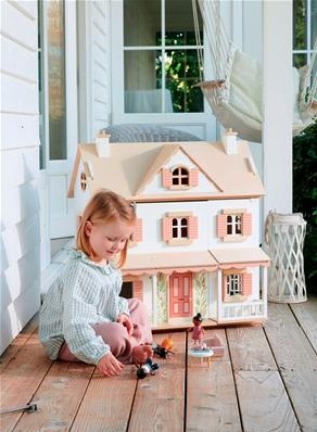 Tender Leaf Holz Puppenhaus Hummingbird - buntes Spielhaus für Kinder-3
