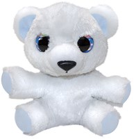 Lumo Stars Kuscheltier Eisbär Nalle Plüsch 15cm - weicher Teddybär