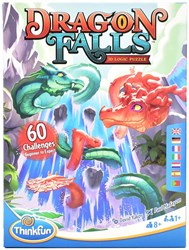 Thinkfun Dragon Falls 3D Logikspiel für Kinder ab 8 Jahren, 60 Herausforderungen