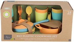 Jipy Bioplastic Spielzeug Kochset 25-teilig - nachhaltiges Kindergeschirr