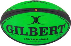 Gilbert Rugbyball Control-A-Ball Größe 5 grün schwarz Trainingsball