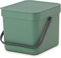 Brabantia Abfalleimer Küche Sort & Go 6L fir grün Mülleimer