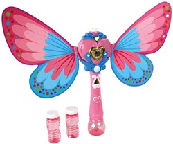 Pustefix Seifenblasen Zauberstab Schmetterling mit Licht und Flügeln