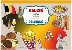 Kreativblock Belgien A3 Malbuch Belgische Sehenswürdigkeiten