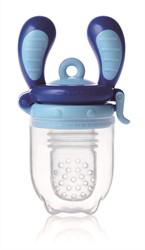 KidsMe Food Feeder Fruchtsauger Lutschbeutel für Baby - Größe L - Blau