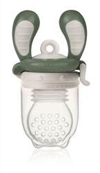 KidsMe Food Feeder Fruchtsauger Lutschbeutel für Baby - Größe L - Grau