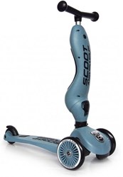 Scoot & Ride Highwaykick 1 Kinderroller Laufrad 2-in-1 Steel Blau