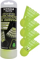 Schildkröt Speed Badminton LED Federbälle - 4er Set - Nachtspiel