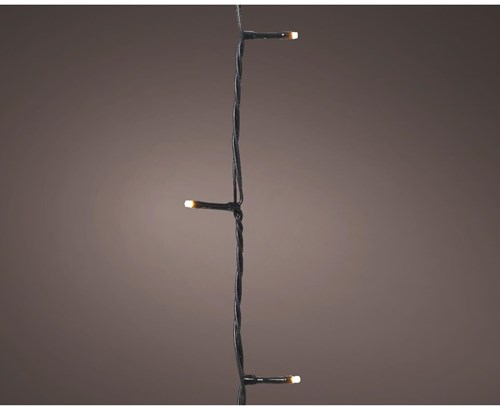 Lumineo LED Weihnachtsbeleuchtung Außen 240 Lichter 18 Meter Champagner