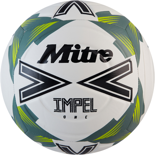Mitre Impel One Football - White/Black/Sage - 4