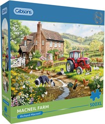 Gibsons Puzzle Macneil Farm 500XL Teile Landschaft Erwachsene