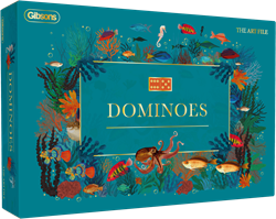 Gibsons Domino Spiel - The Art File - nachhaltiges Karton Kinderspiel